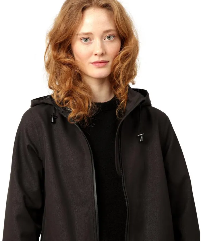Women Raincoats Ilse Jacobsen Raincoat 8211 Black