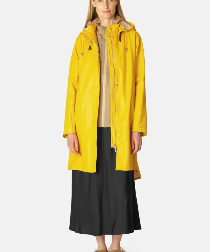 Women Raincoats Ilse Jacobsen Raincoat 8211 Cyber Yellow