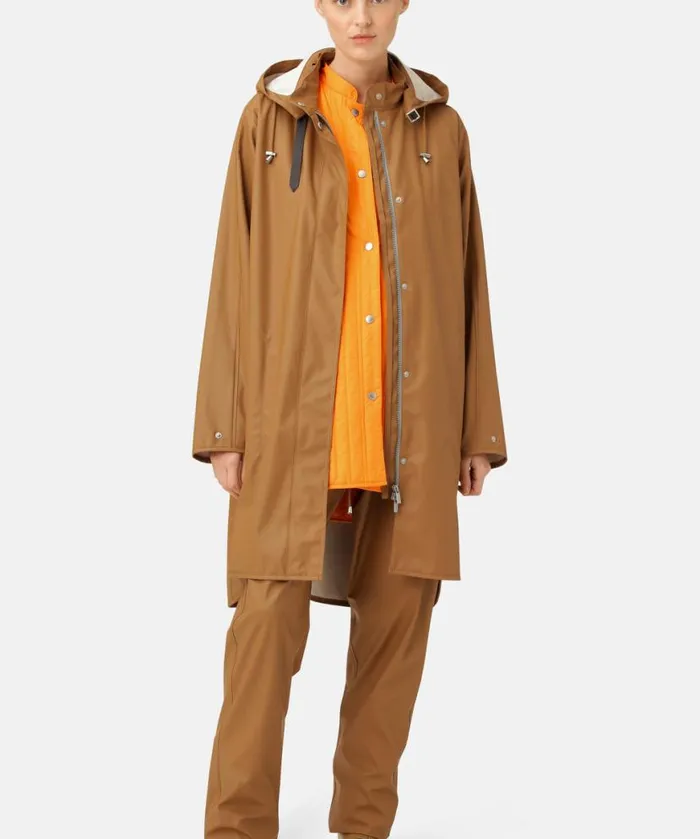 Women Raincoats Ilse Jacobsen Raincoat 8211 Golden Brown