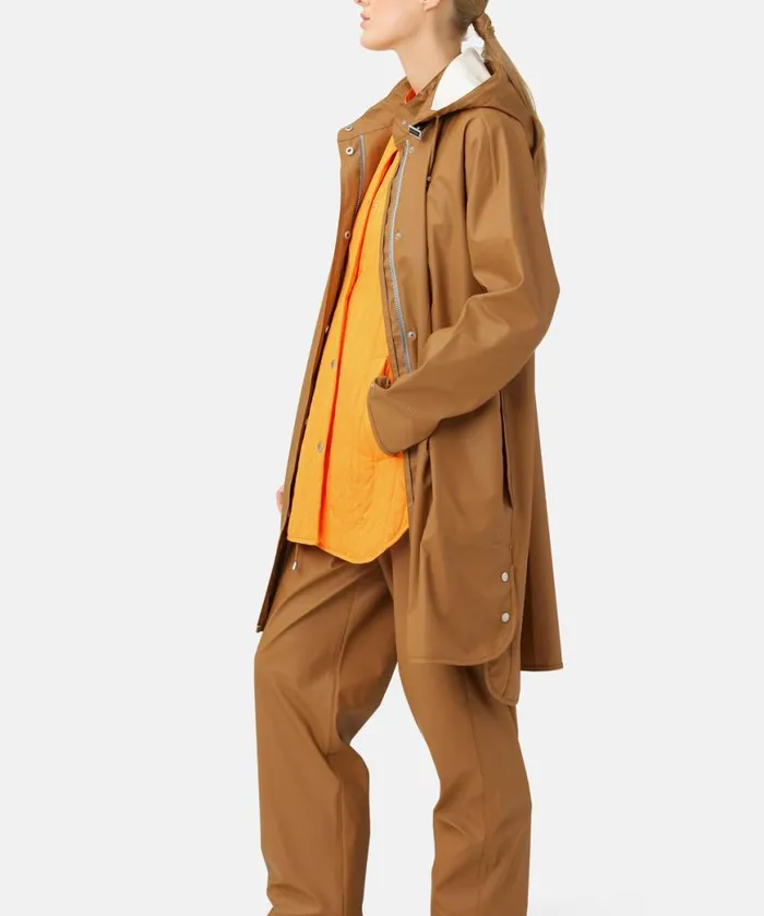 Women Raincoats Ilse Jacobsen Raincoat 8211 Golden Brown