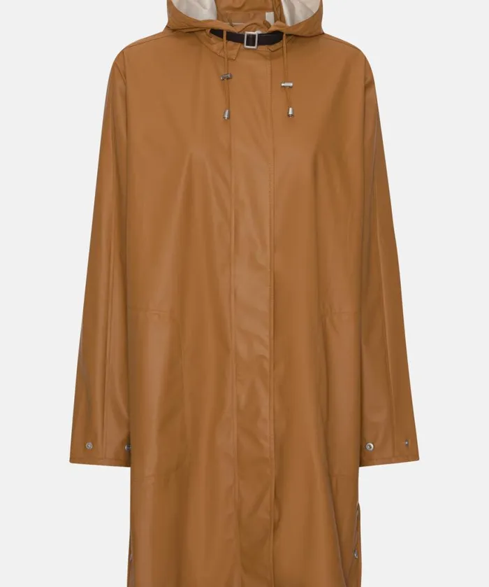 Women Raincoats Ilse Jacobsen Raincoat 8211 Golden Brown