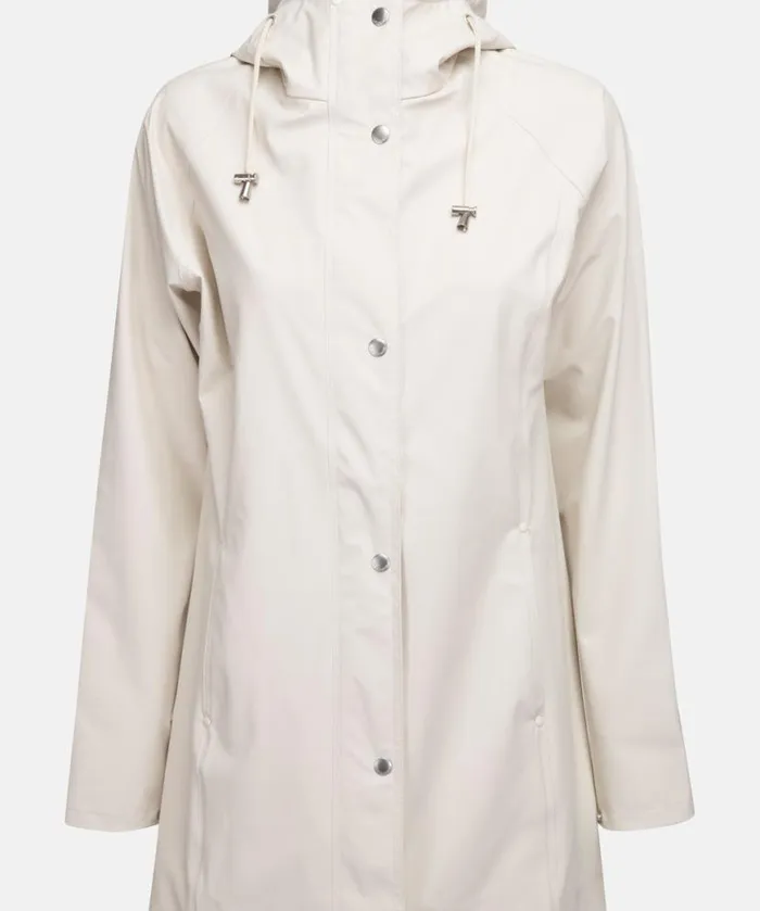 Women Raincoats Ilse Jacobsen Raincoat 8211 Milk Creme