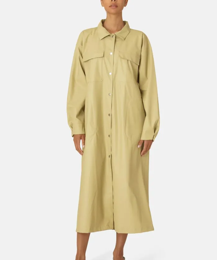 Women Raincoats Ilse Jacobsen Raincoat 8211 Olive Grass