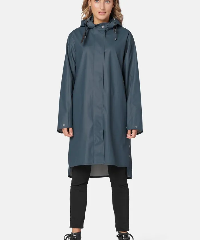 Women Raincoats Ilse Jacobsen Raincoat 8211 Orion Blue