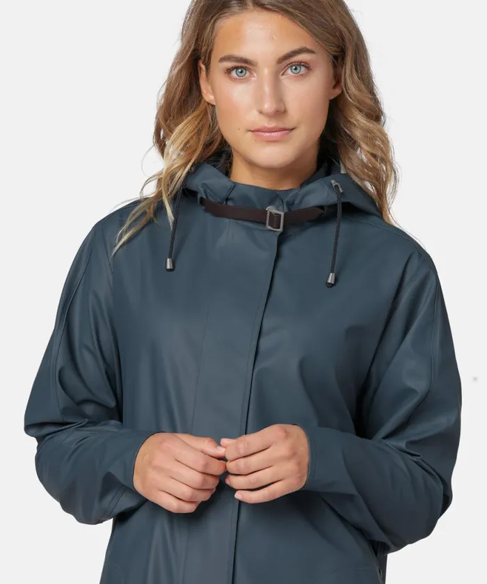 Women Raincoats Ilse Jacobsen Raincoat 8211 Orion Blue