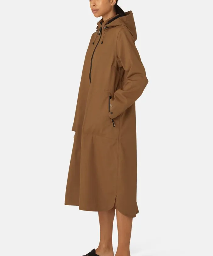 Women Raincoats Ilse Jacobsen Raincoat 8211 Walnut