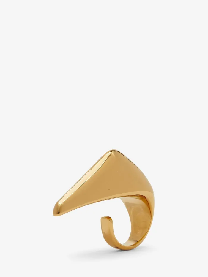 Women Rings Alexander McQueen Claw Ring Antique Gold