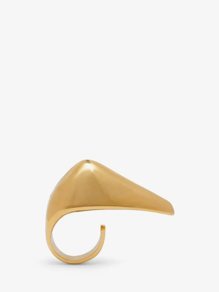 Women Rings Alexander McQueen Claw Ring Antique Gold