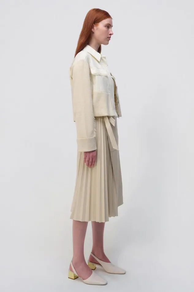 Women Rochelle Jacket Natural White Jonathan Simkhai Jackets and Coats