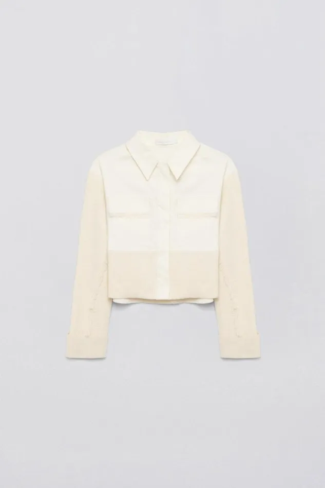 Women Rochelle Jacket Natural White Jonathan Simkhai Jackets and Coats