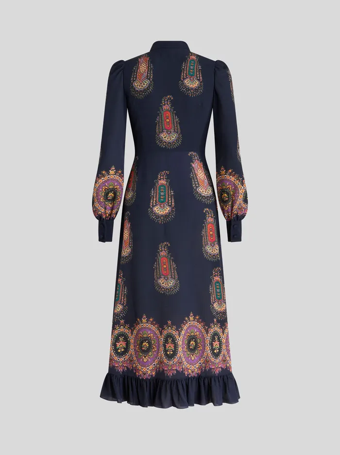 Women Sabl Dress With Medallions Etro Dresses