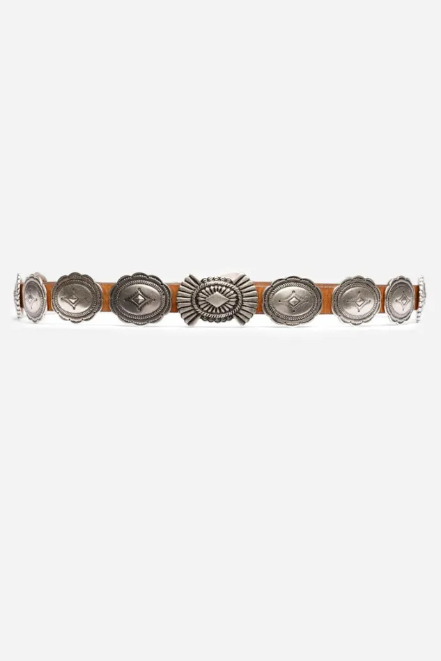 Women SALONE ITALIAN LEATHER CONCH BELT Cognac Johnny Was Belts Women SALONE ITALIAN LEATHER CONCH BELT Cognac Johnny Was Belts