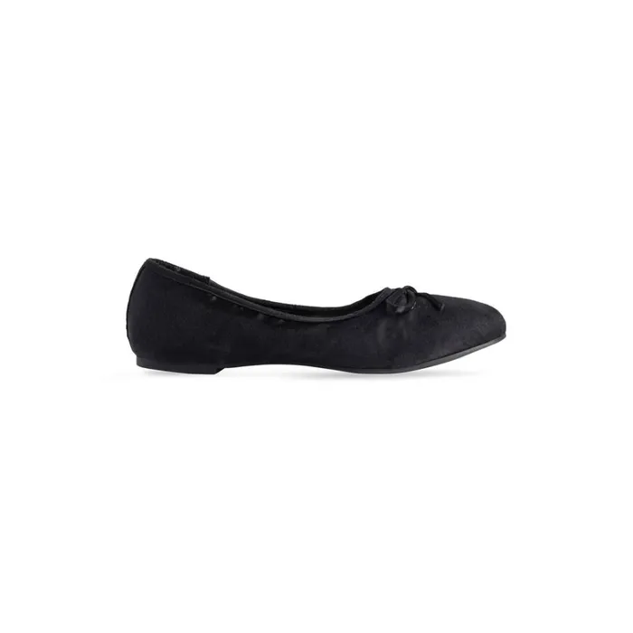 Women Sandals and Mules Balenciaga Leopold Ballerina In Black
