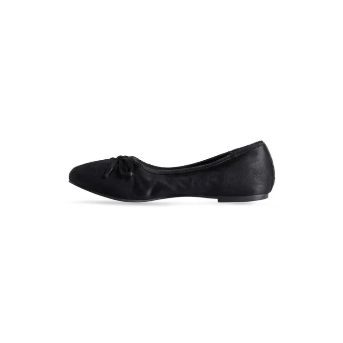 Women Sandals and Mules Balenciaga Leopold Ballerina In Black