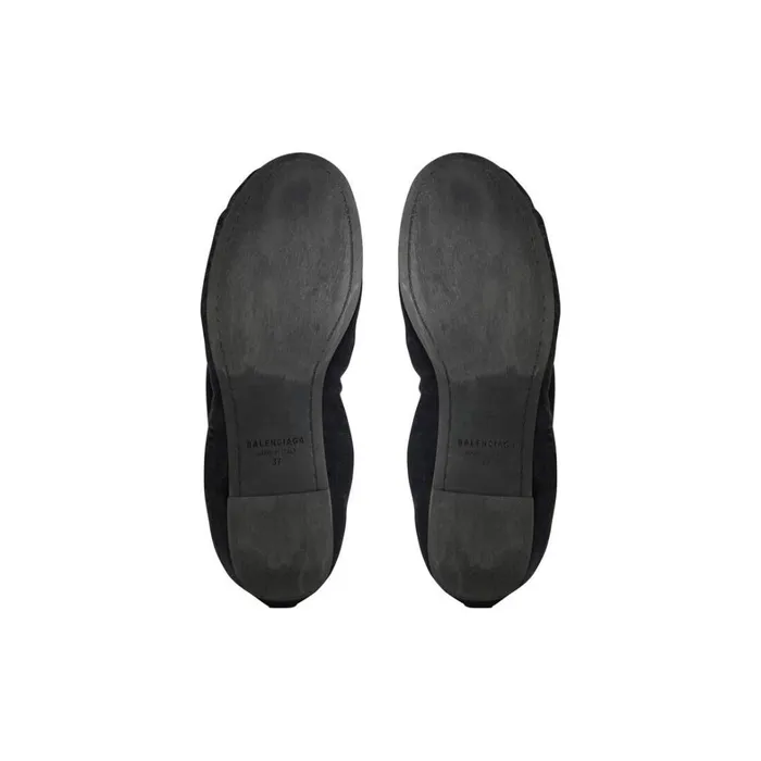 Women Sandals and Mules Balenciaga Leopold Ballerina In Black