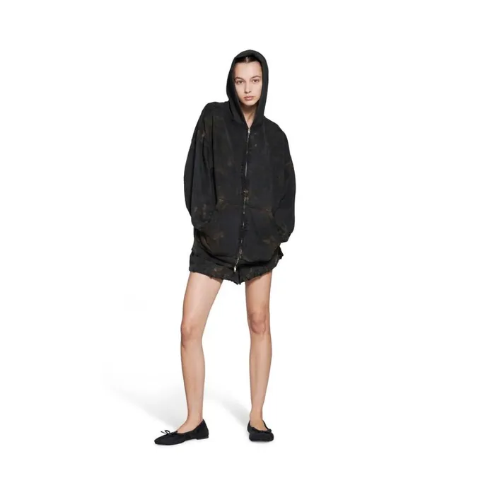 Women Sandals and Mules Balenciaga Leopold Ballerina In Black