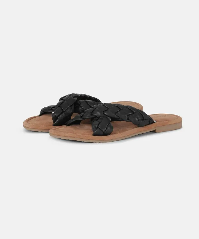 Women Sandals Ilse Jacobsen Leather Sandal 8211 Black
