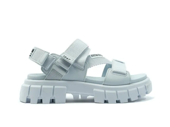 Women Sandals PALLADIUM REVOLT SANDAL MONO Blue Art