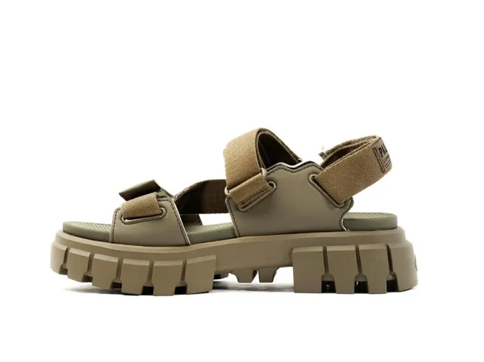 Women Sandals PALLADIUM REVOLT SANDAL MONO Dusky Green Women Sandals PALLADIUM REVOLT SANDAL MONO Dusky Green