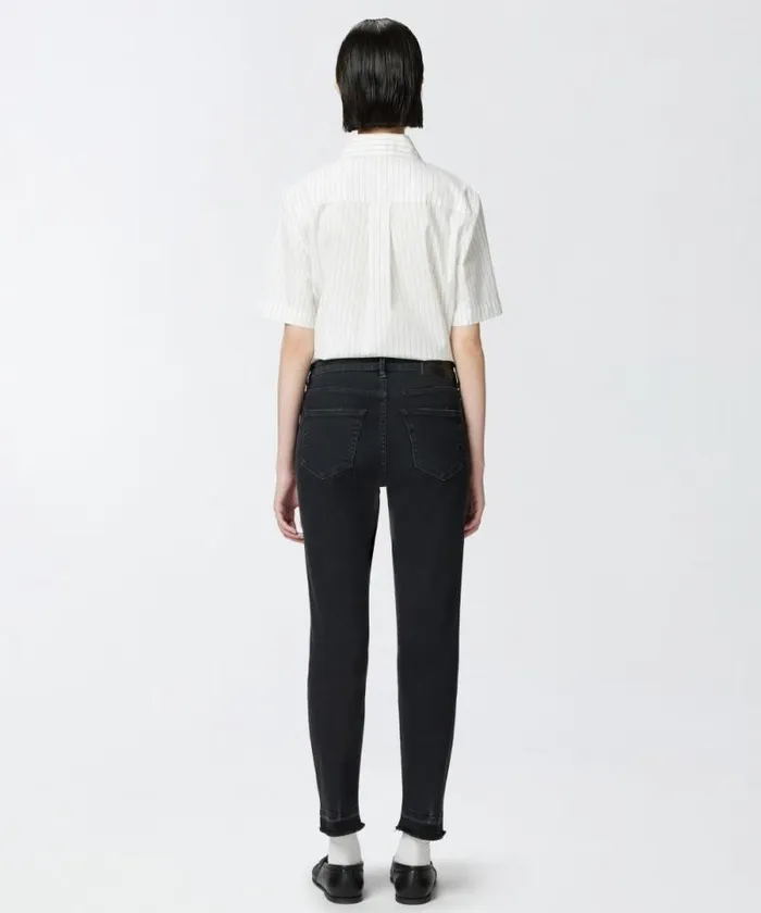Women Shirts And Blouses Pinko Cotton Bowling Shirt With Vertical Stripes Whiteblack Beige Women Shirts And Blouses Pinko Cotton Bowling Shirt With Vertical Stripes Whiteblack Beige