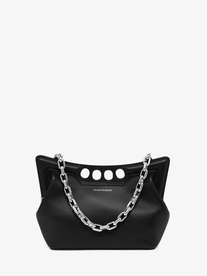 Women Shoulder Bags Alexander McQueen The Peak Bag Small Black