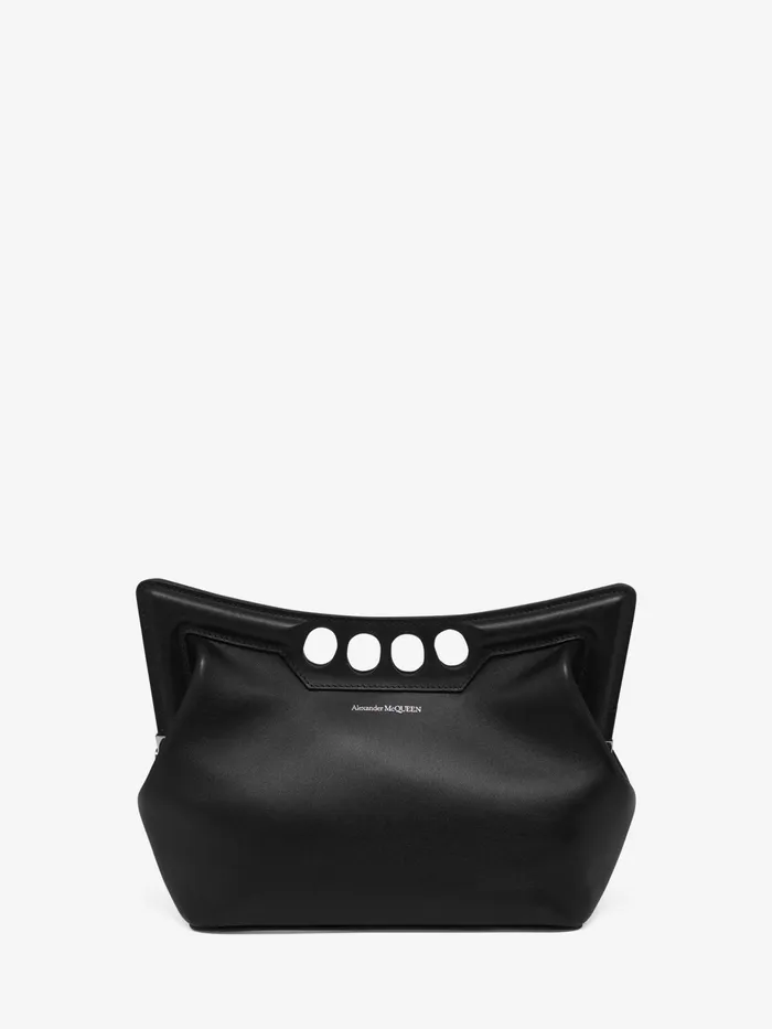 Women Shoulder Bags Alexander McQueen The Peak Bag Small Black