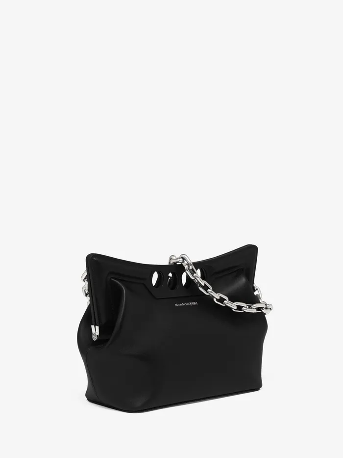 Women Shoulder Bags Alexander McQueen The Peak Bag Small Black