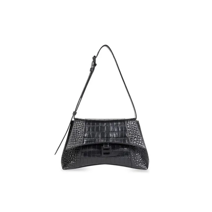 Women Shoulder Bags Balenciaga Downtown Small Shoulder Bag In Black