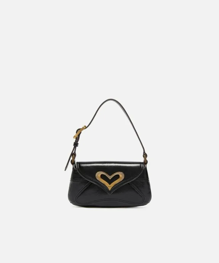 Women Shoulder Bags Pinko Vintage Leather 520 Baby Shoulder Bag Blackantique Gold Women Shoulder Bags Pinko Vintage Leather 520 Baby Shoulder Bag Blackantique Gold