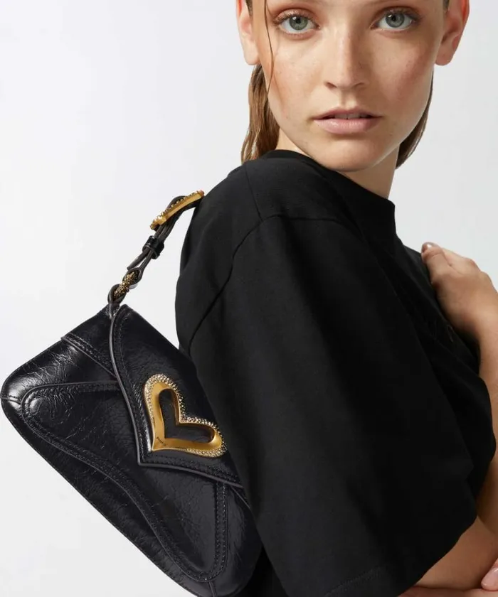 Women Shoulder Bags Pinko Vintage Leather 520 Baby Shoulder Bag Blackantique Gold Women Shoulder Bags Pinko Vintage Leather 520 Baby Shoulder Bag Blackantique Gold