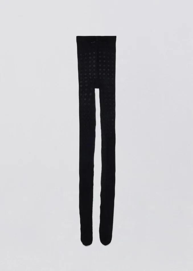 Women SIMKHAI Wolford Logo Tights Black Jonathan Simkhai Knitwear