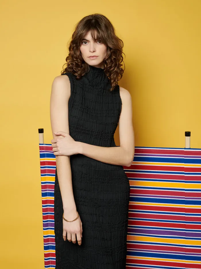Women Sister Jane Dresses Ghospell Bridget Ruched Midi Dress Ink Black