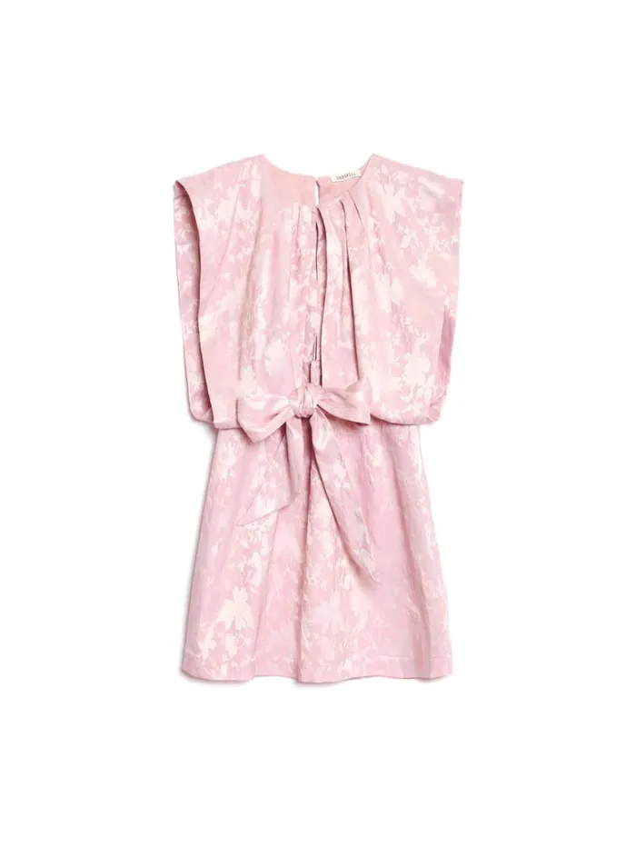 Women Sister Jane Dresses Ghospell Mariam Jacquard Mini Dress Baby Pink