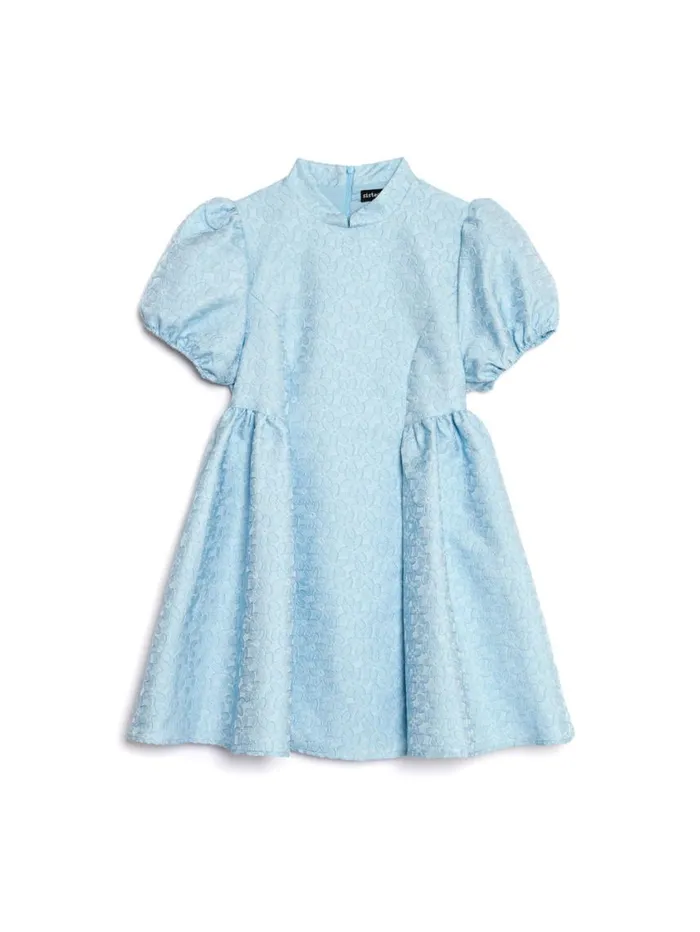 Women Sister Jane Dresses Nara Jacquard Mini Dress Pastel Blue
