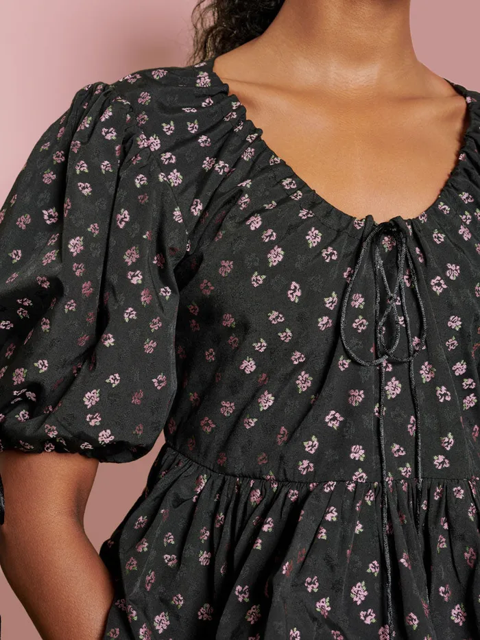 Women Sister Jane Tops DREAM Pepper Floral Top Pink Folral Black