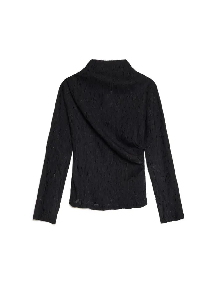 Women Sister Jane Tops Ghospell Sabine Draped Top Coal Black