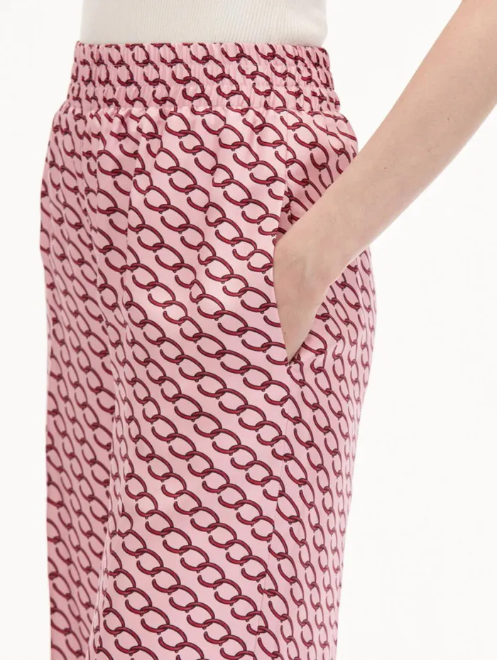 Women Small Oscar ChainLink Pant Beet Pink Oscar De La Renta Pants and Skirts Women Small Oscar ChainLink Pant Beet Pink Oscar De La Renta Pants and Skirts