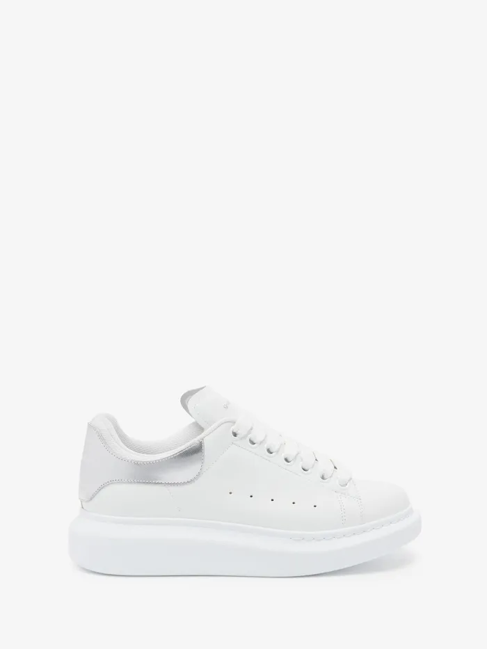 Women Sneakers Alexander McQueen Oversized Sneaker Whitesilver