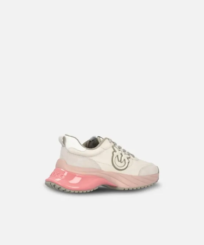Women Sneakers Pinko Multicoloured ARIEL Sneakers With Suede Details Egg Women Sneakers Pinko Multicoloured ARIEL Sneakers With Suede Details Egg