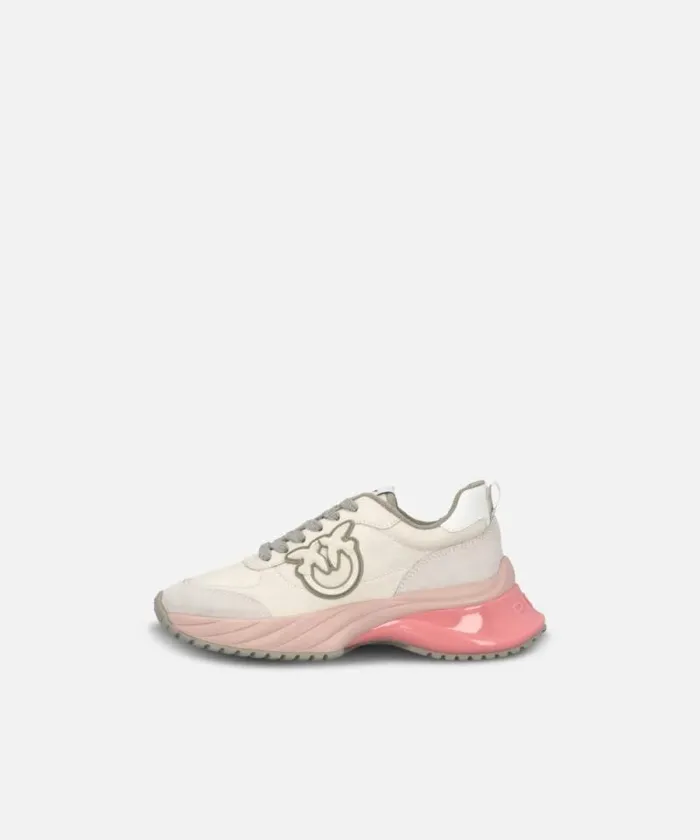 Women Sneakers Pinko Multicoloured ARIEL Sneakers With Suede Details Egg Women Sneakers Pinko Multicoloured ARIEL Sneakers With Suede Details Egg