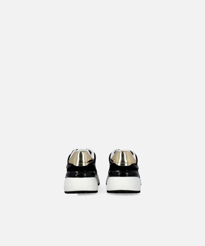 Women Sneakers Pinko Sneakers With Logo And Mirrorfinish Details Blackplatinumwhite Women Sneakers Pinko Sneakers With Logo And Mirrorfinish Details Blackplatinumwhite