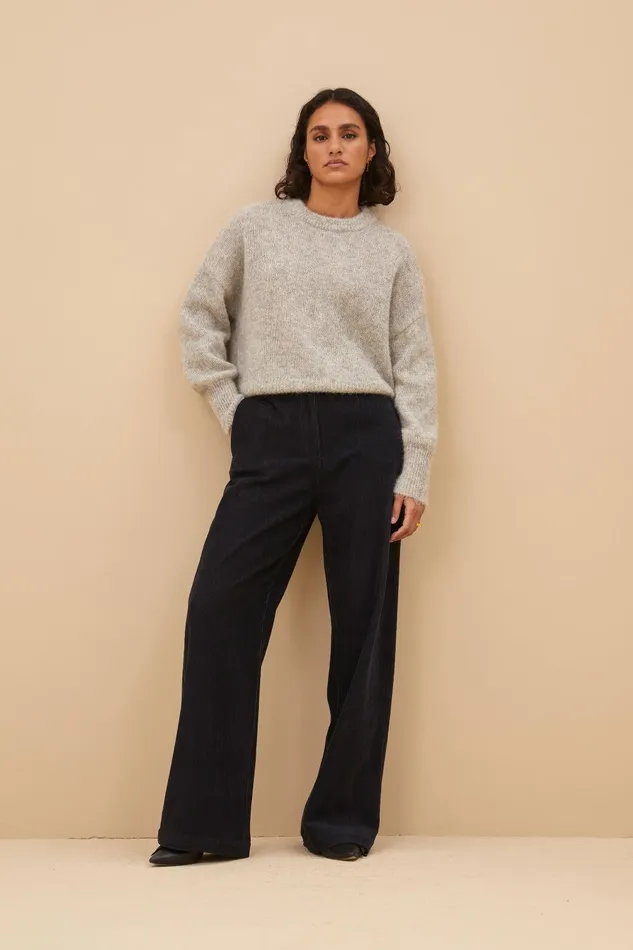 Women Sonny Natural Pullover Grey Melee Bybar Pullovers Women Sonny Natural Pullover Grey Melee Bybar Pullovers