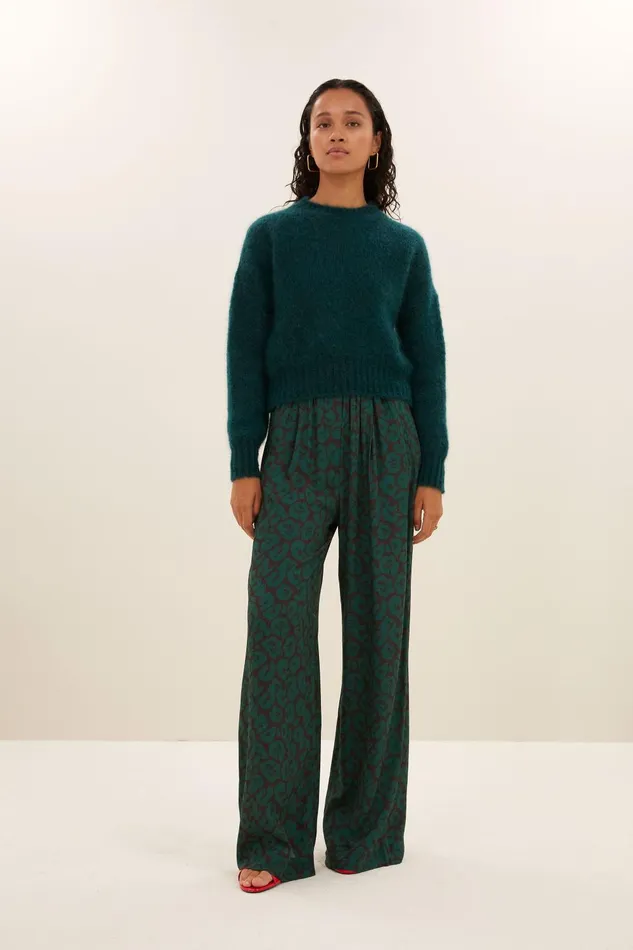 Women Sonny Pullover Dark Green Bybar Pullovers