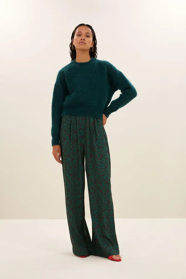 Women Sonny Pullover Dark Green Bybar Pullovers