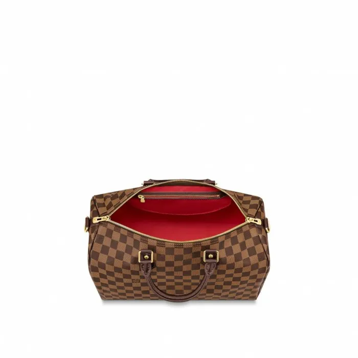 Women Speedy Bag Louis Vuitton Louis Vuitton Damier Ebene Canvas Speedy Bandouliere 35 N41366 8211 Louis Vuitton Handbag Store