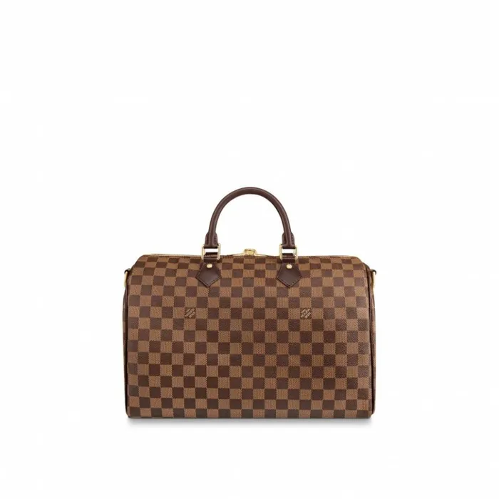 Women Speedy Bag Louis Vuitton Louis Vuitton Damier Ebene Canvas Speedy Bandouliere 35 N41366 8211 Louis Vuitton Handbag Store