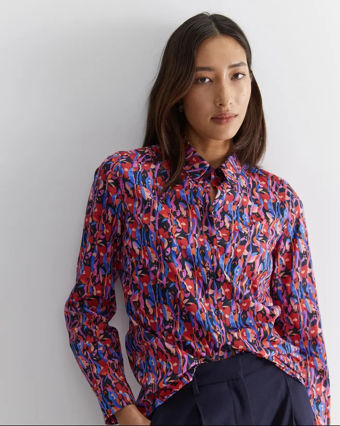 Women Sportscraft Liberty Nayra Liberty Shirt Red Multi