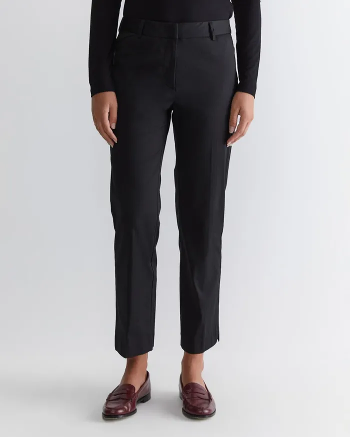 Women Sportscraft Pants Evie Straight Capri Pant Black