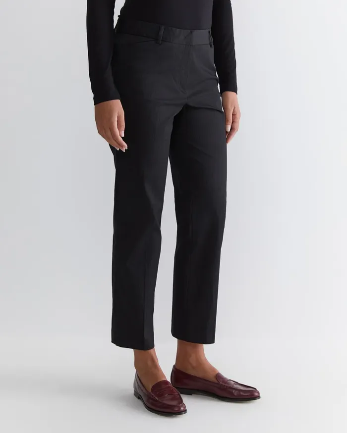 Women Sportscraft Pants Evie Straight Capri Pant Black