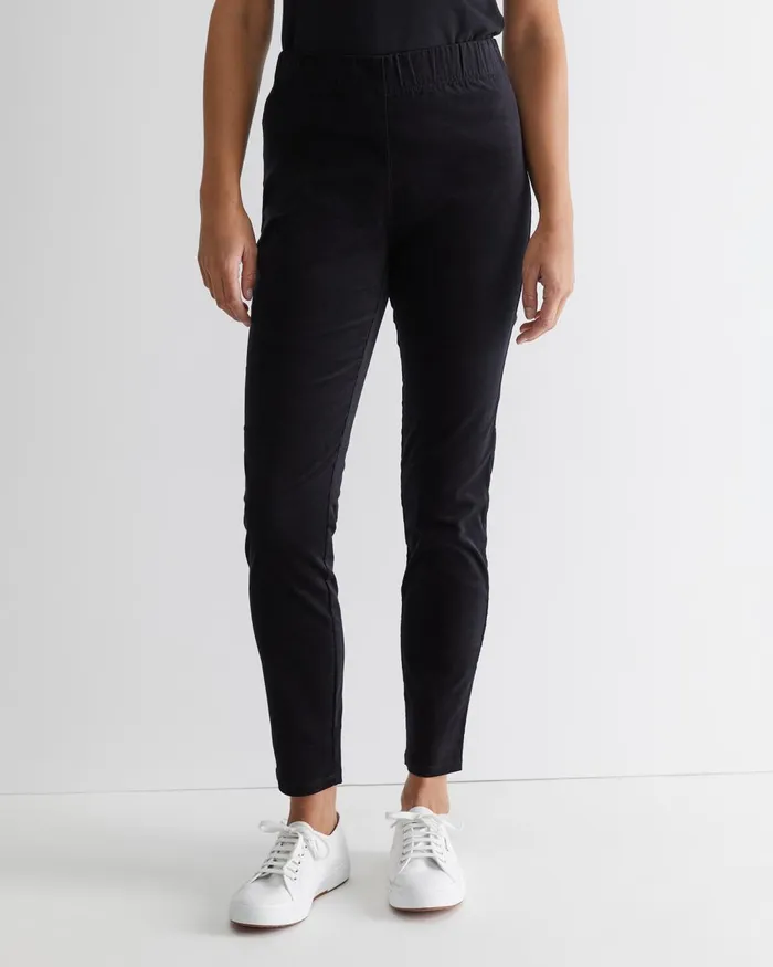 Women Sportscraft Pants Felicity Velvet Pull On Pant Black